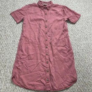 Lucky Brand Button Up T-Shirt Dress